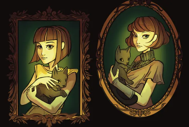 Открытка "Fran Bow"