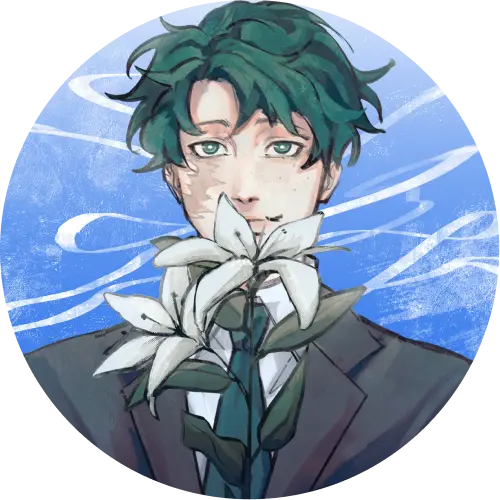 Значок 56мм "white lily"