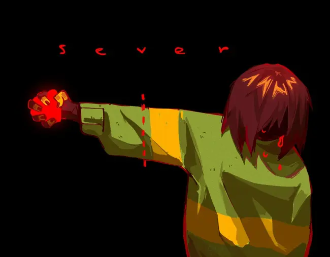 Открытка "severed hand"