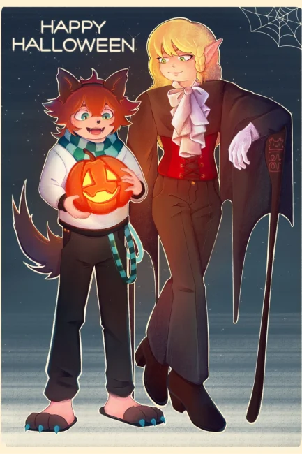 Открытка "Happy halloween"