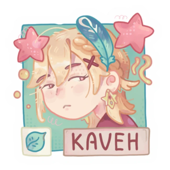 Одиночный стикер "Кавех"