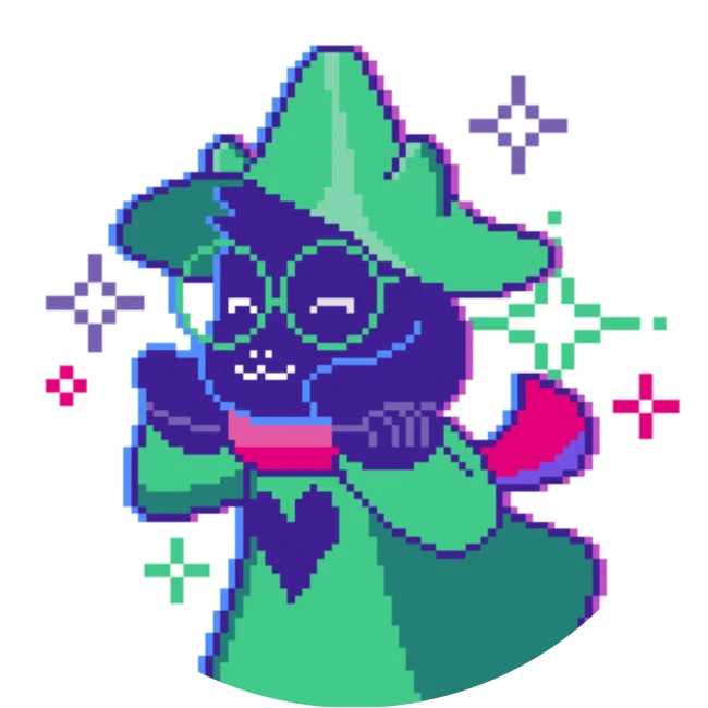 Значок 56мм "Ralsei"