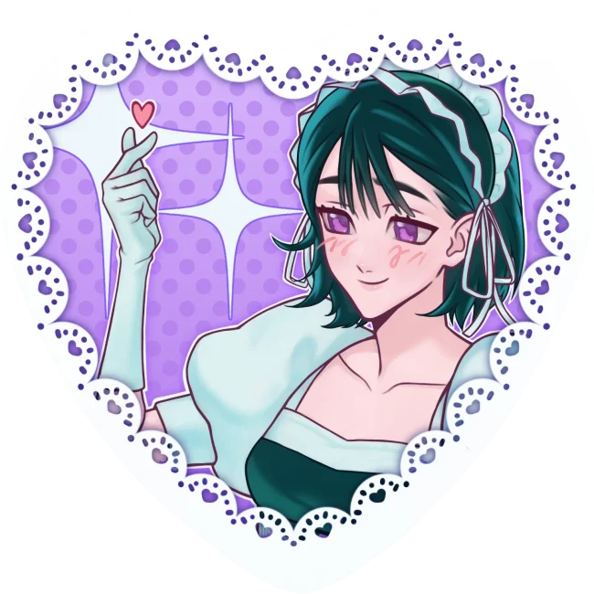 Значок-сердечко "Sua ˖˚˳♡"