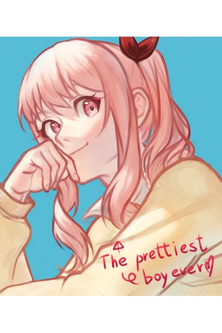 Открытка "The prettiest boy ever ၄၃"